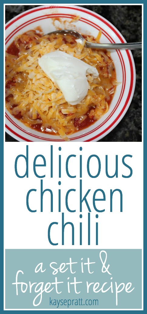 Chicken Chili - KaysePratt.com Pinterest