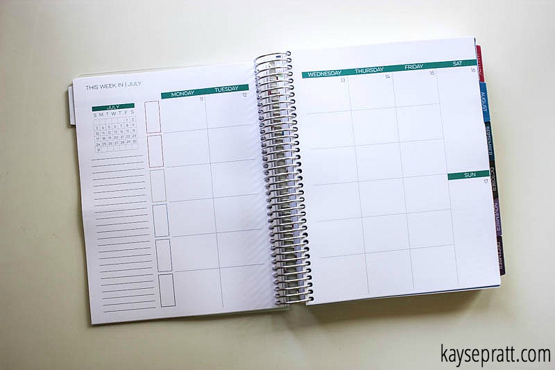 Limelife Daily Planner Spread - KaysePratt.com