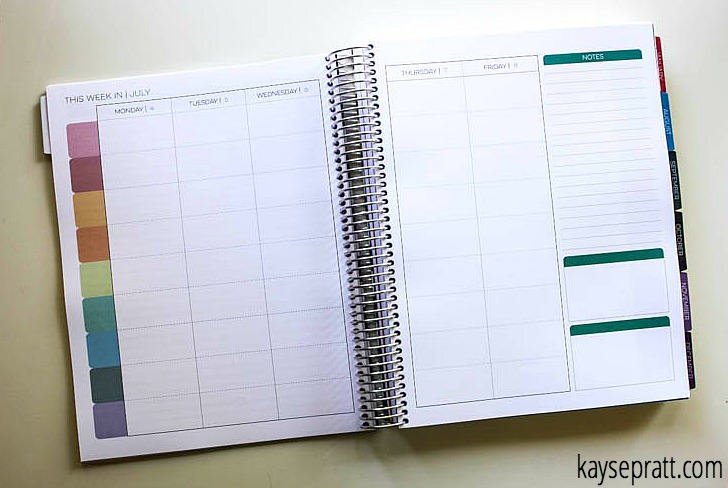 Limelife Homeschool Planner Spread - KaysePratt.com