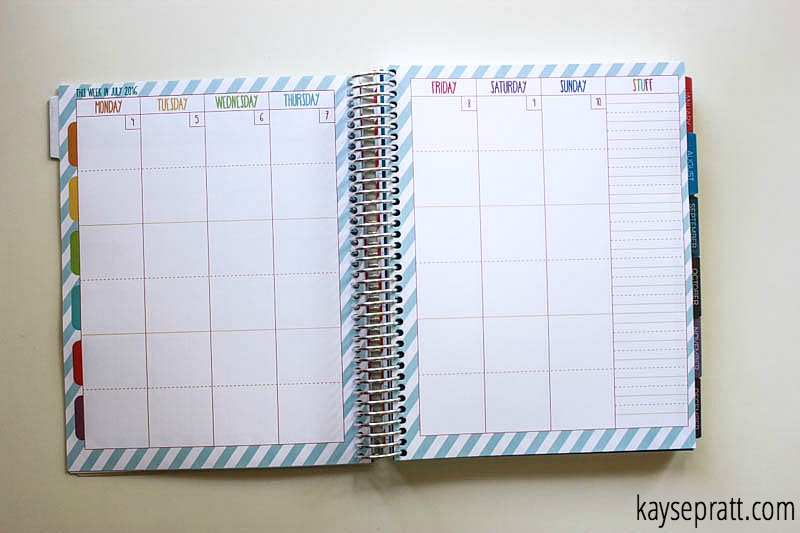 Limelife Young Adult Planner Spread - KaysePratt.com