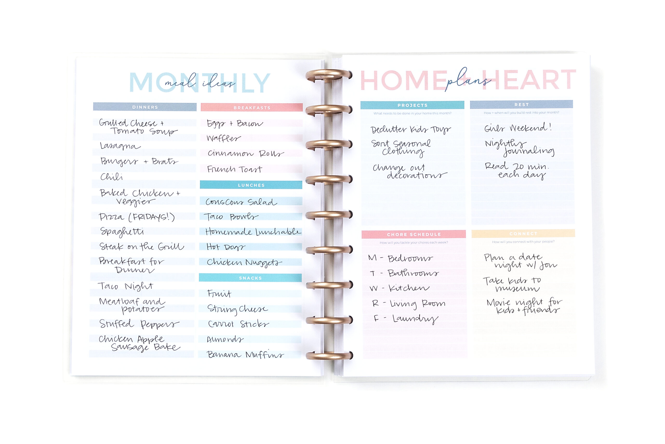 The 3 essentials of a solid monthly plan!