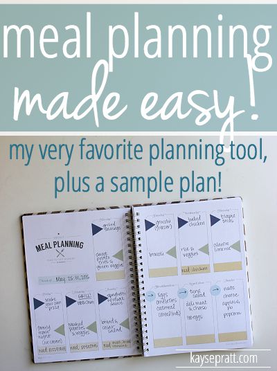 My Favorite Meal Planning Tool - KaysePratt.com