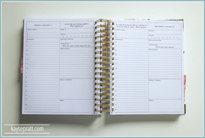 The Ultimate Planner Review 2016 - KaysePratt