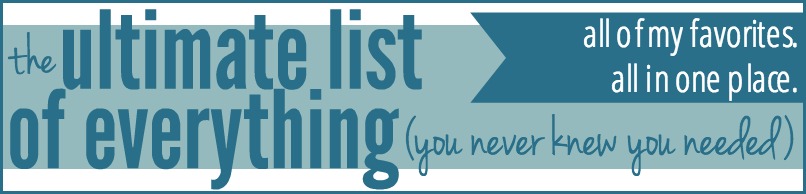 Ultimate List of Everything