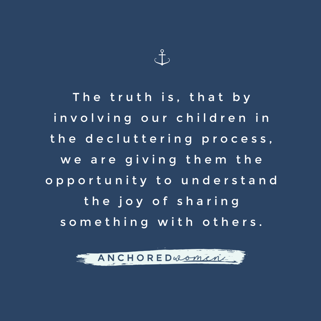 How Decluttering Teaches Generosity to Our Kids